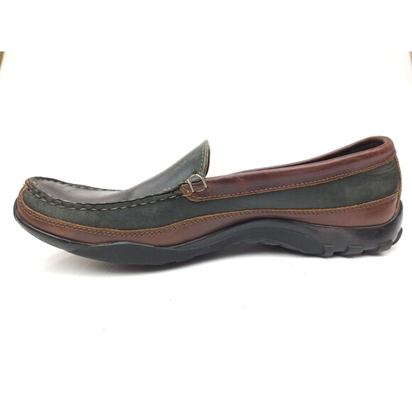 Allen Edmonds Men’s Boulder Black Brown Leather Slip On Loafers Shoes Size 11 B main image 6
